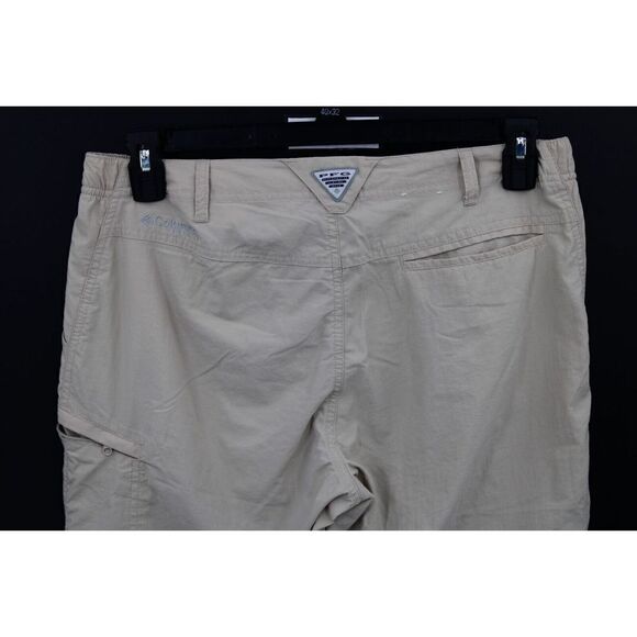 Columbia Women's Aruba Convertible Pant Khaki Fossil Omni Shade 30 Zip Off PFG M - Picture 5 of 7